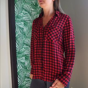 Black and Red Express Top